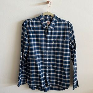 Levis Long Sleeve Woven Flannel - Mens Medium
